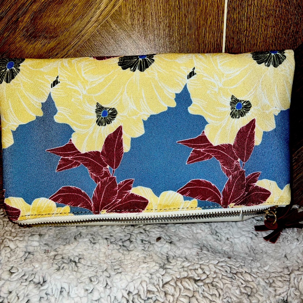 Rachel Pally floral reversible clutch. Slight blemish (see pic). Bought new.